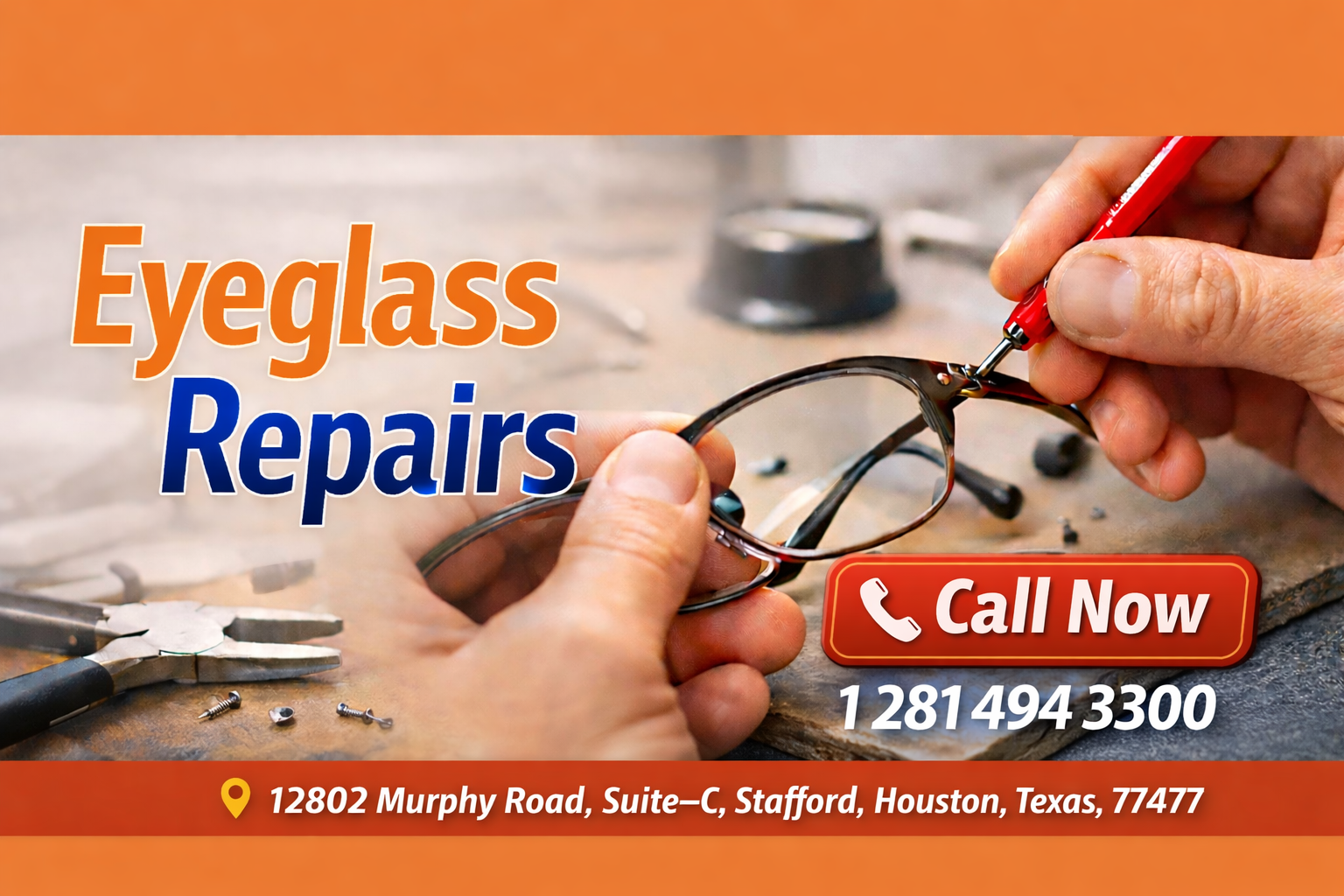 Eyeglass repair