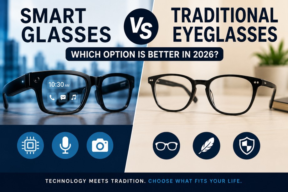 Smart Glasses vs Traditional Eyeglasses: Which Option Is Better in 2026?